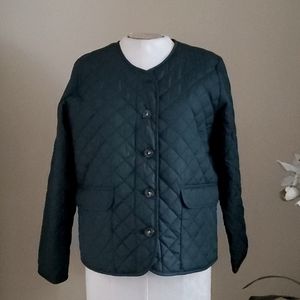 Croft & Barrow Quilted Green Jacket